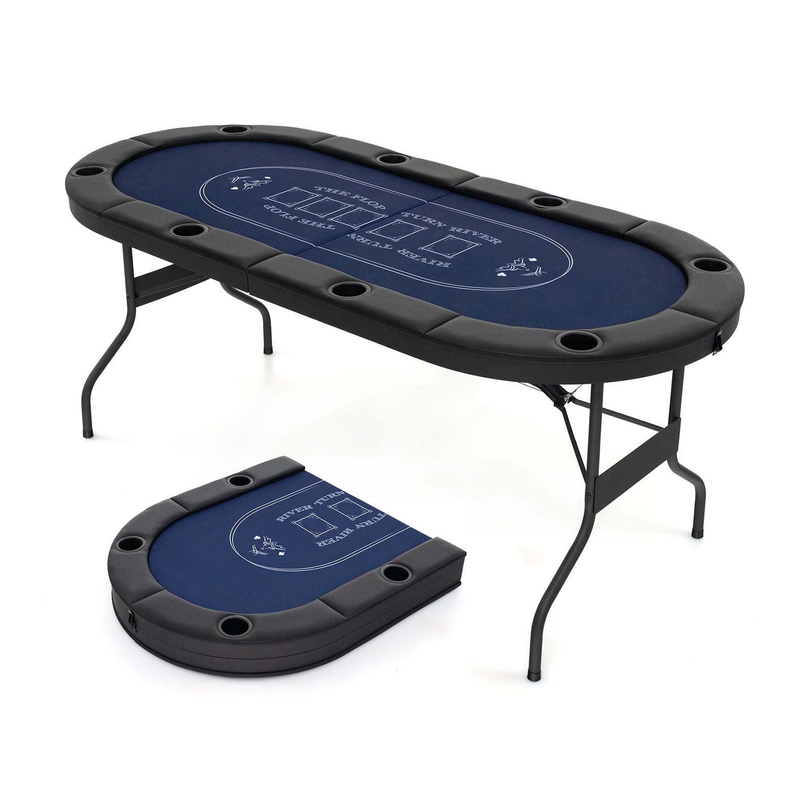 72-Inch 8-Player Poker Table