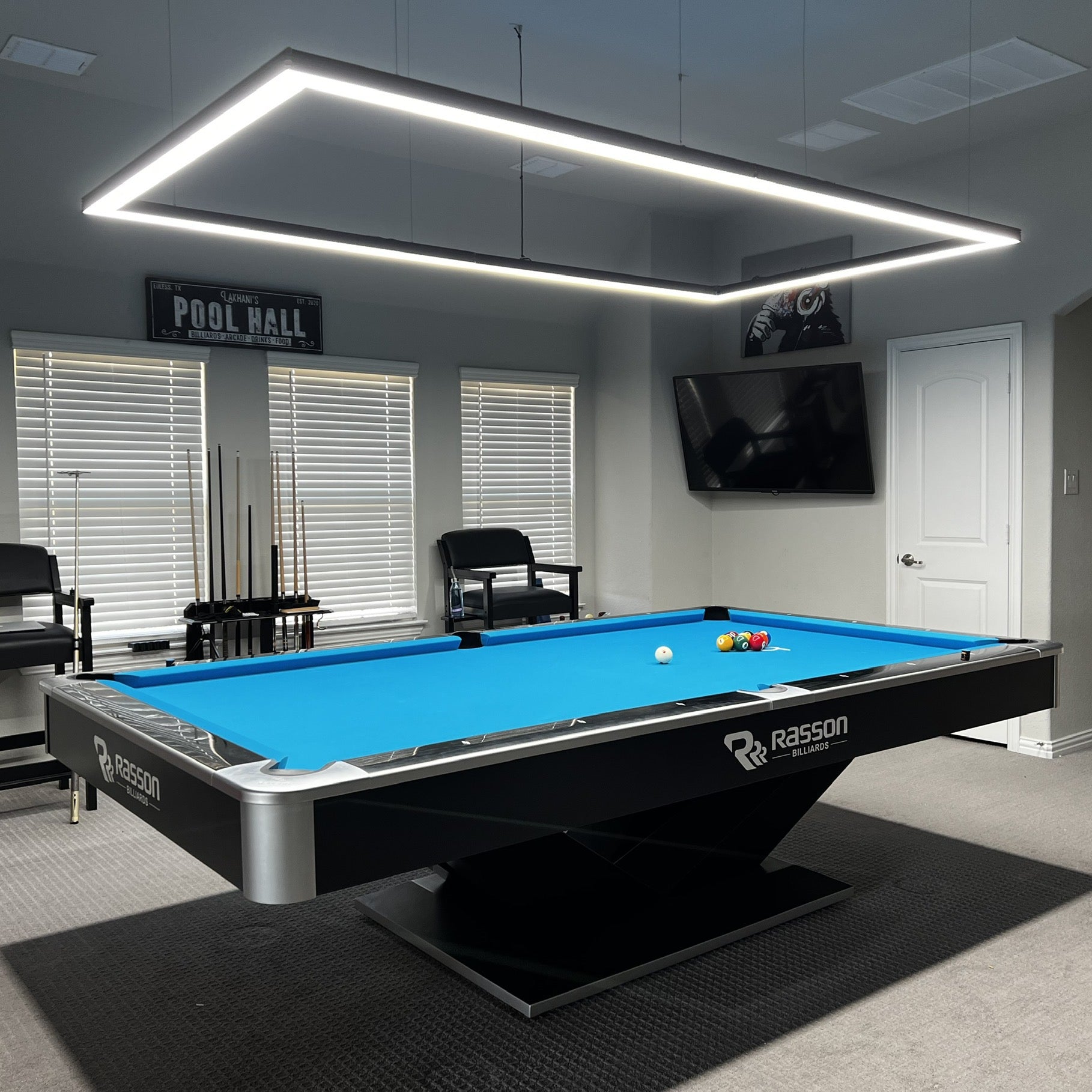 7FT Perimeter Billiard® LED Pool Table Light