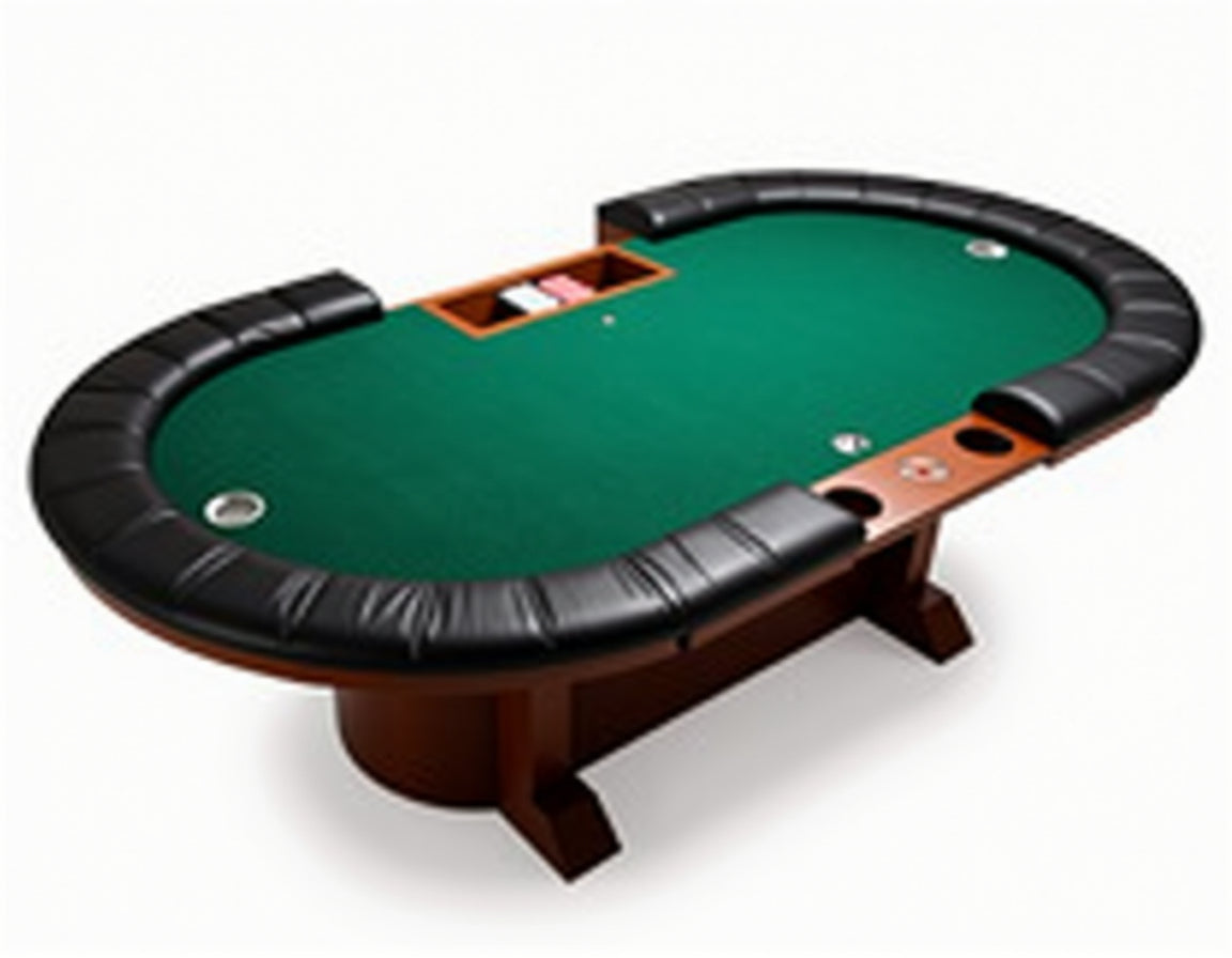 The High Roller 10-Player Poker Table