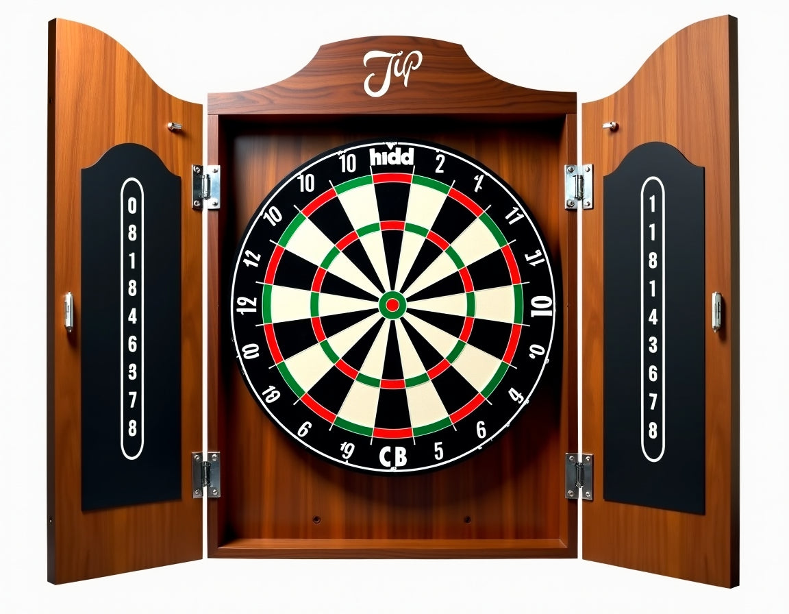 Steel Tip Pro Dart Board Cabinet